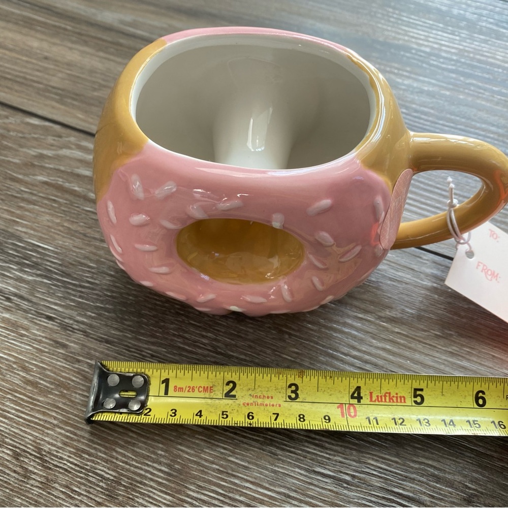 Ceramic Donut Mug - Delicious Glaze Doughnut Mug by Sheffield homes. - Picture 6 of 10